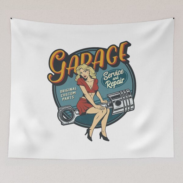 Item preview, Vintage sticker - Mechanic on duty designed and sold by Simon Dast.