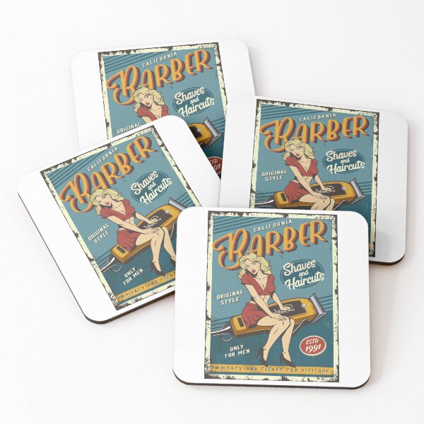 Item preview, Vintage poster - Barber shop designed and sold by Simon Dast.