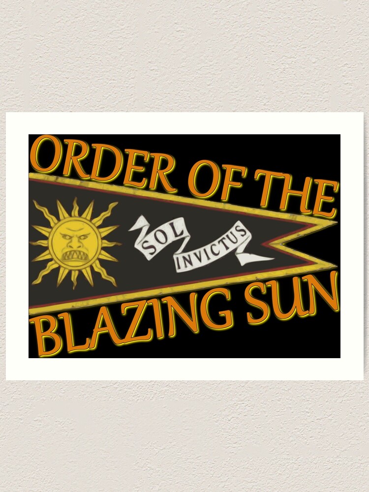order of the blazing sun order of the blazing sun