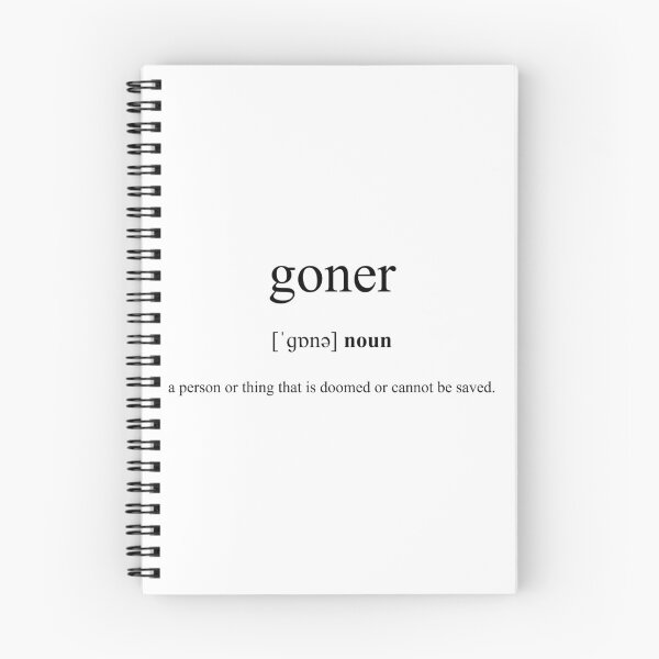 Item preview, Goner Definition | Dictionary Collection designed and sold by Designschmiede.