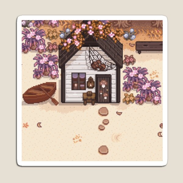 Aperçu de l'œuvre maison de plage pixel créée et vendue par merchantcnpc.