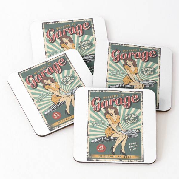 Item preview, Vintage poster - Mechanic on duty designed and sold by Simon Dast.