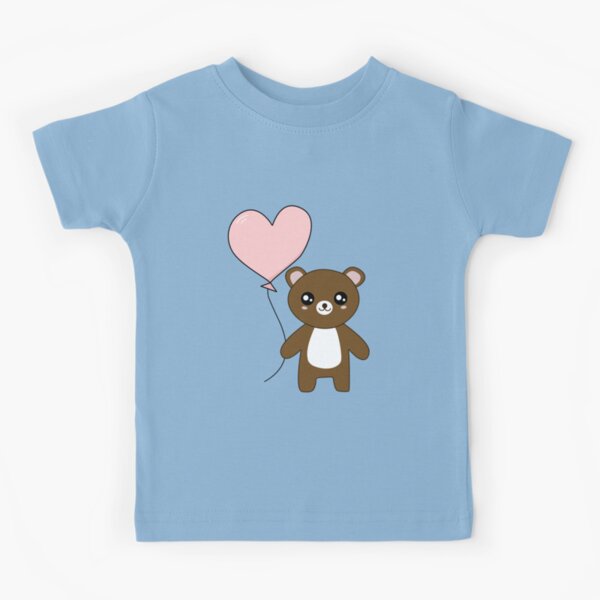 Cute teddy bear wearing a heart and stars t-shirt, print for kids room,  baby shower, greeting card, and design for baby t-shirts and clothes, hand  drawn children's illustration, Vector illustration 5846855 Vector
