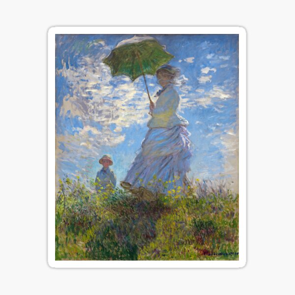 Item preview, Claude Monet - The Walk, Woman with a Parasol designed and sold by irinatsy.