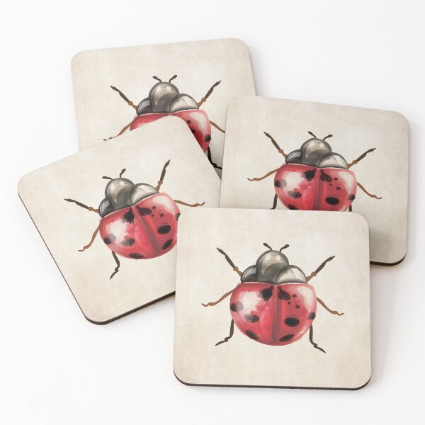 Item preview, Vintage Watercolor Lady Bug designed and sold by Lori-Goree.
