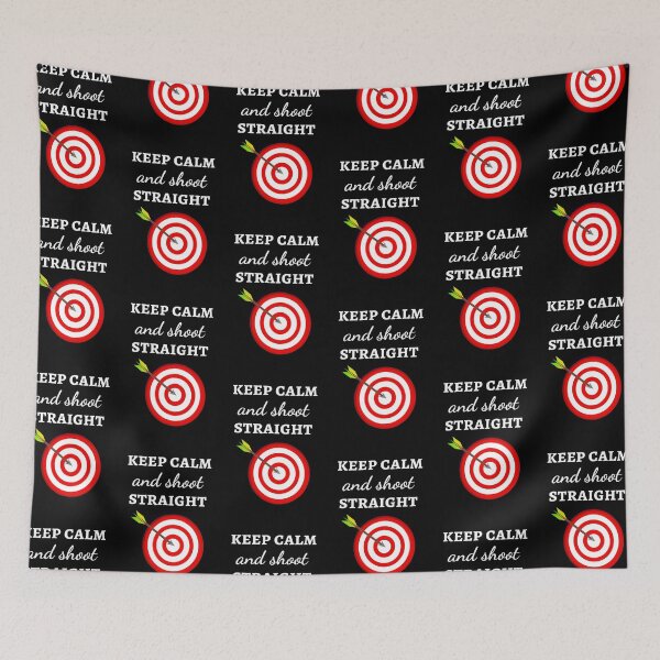Item preview, Keep Calm And Shoot Straight designed and sold by PinkPandaPress.