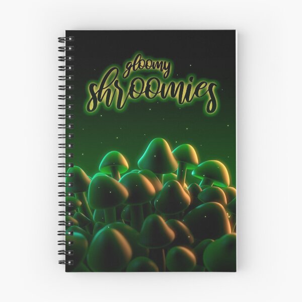 Item preview, Gloomy Shroomies - dark mushrooms in mysterious light designed and sold by lathspell.