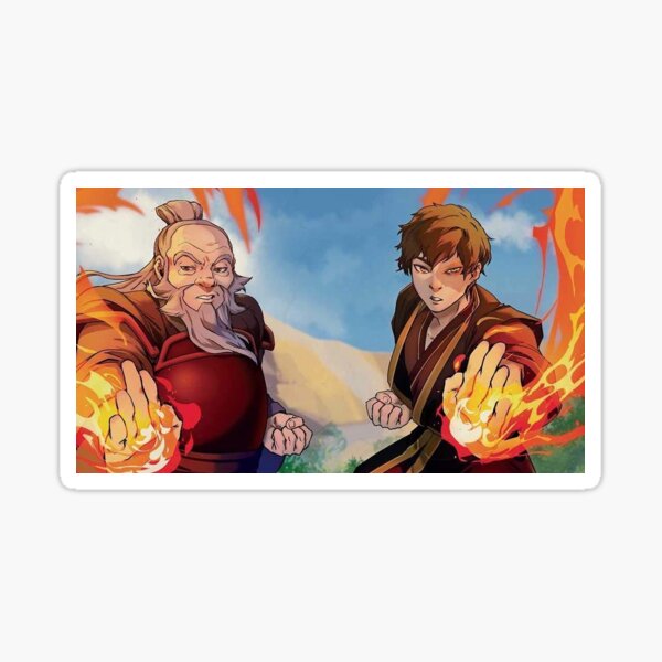 zuko and iroh Sticker