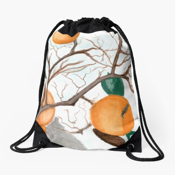 Oranges Drawstring Bag