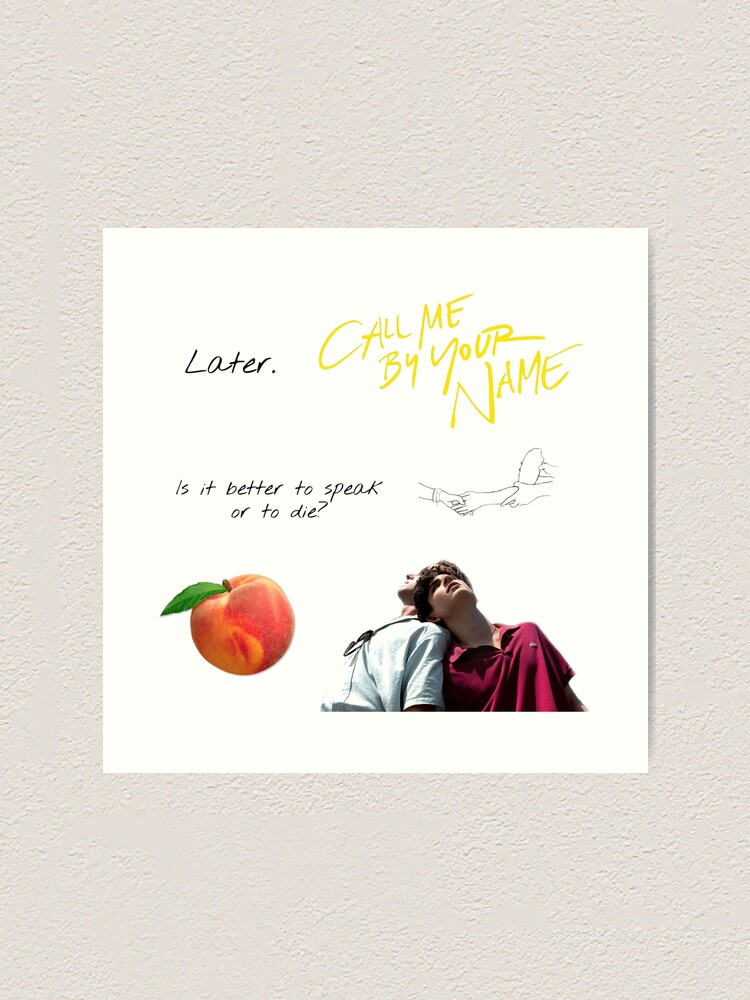 call me by your name sticker set art print by aesthetics4you redbubble