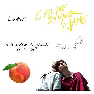Artwork thumbnail, Call me by your name sticker set by aesthetics4you