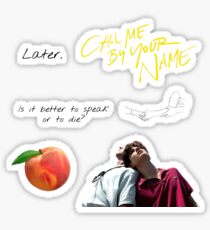 Call me by your name sticker set Sticker
