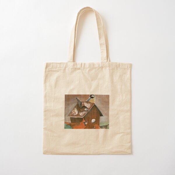 Bird Busy Monday Cotton Tote Bag