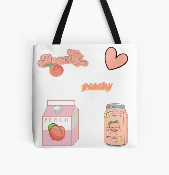 Sweet Peach Canvas Tote Bag – Kawaiies