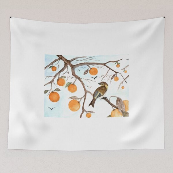 Item preview, Bird in Orange Tree   designed and sold by Isaac  Craven.