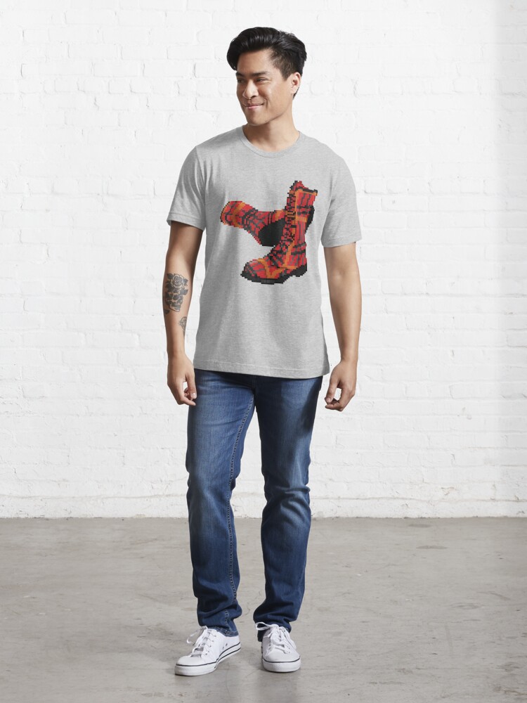 Thumbnail 5 of 7, Essential T-Shirt, Rock Shoes - Pixel art designed and sold by studinano.
