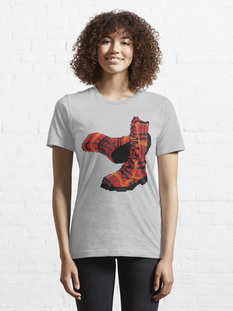 Thumbnail 6 of 7, Essential T-Shirt, Rock Shoes - Pixel art designed and sold by studinano.