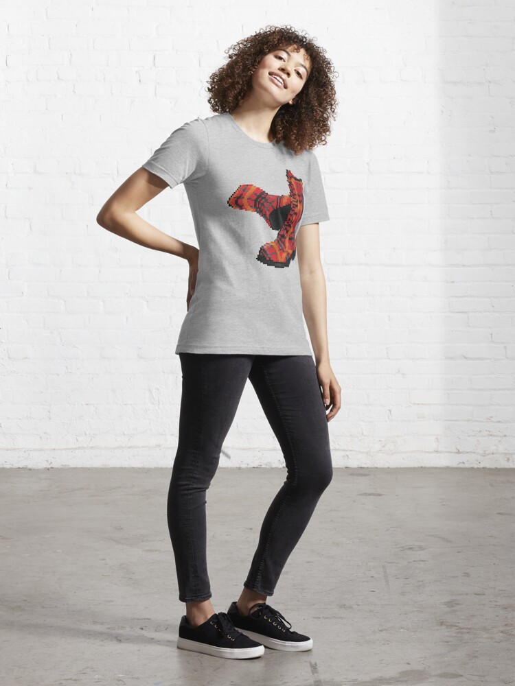 Thumbnail 4 of 7, Essential T-Shirt, Rock Shoes - Pixel art designed and sold by studinano.