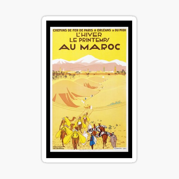 Aperçu de l'œuvre Maroc créée et vendue par stickart-marek.