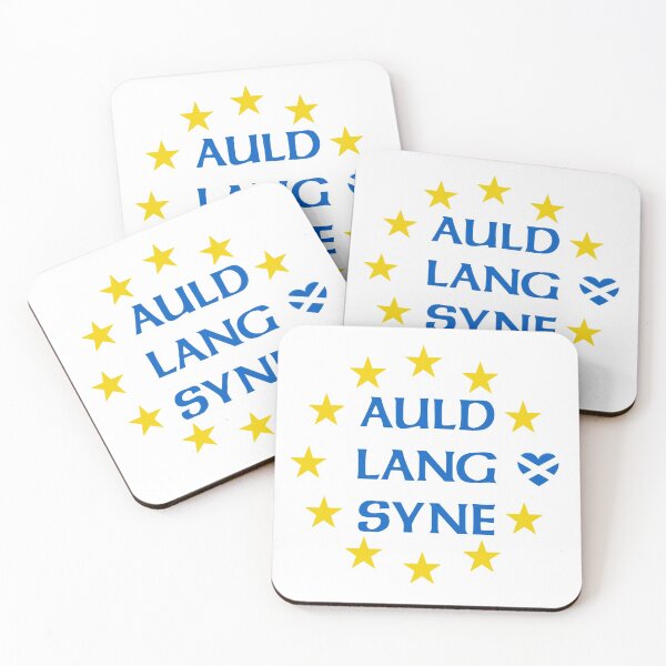 Item preview, Auld Lang Syne Scottish Saltire EU Flag designed and sold by CoolYule.