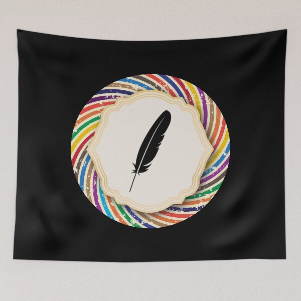 Item preview, Feather logo coat of arms designed and sold by 1681830934131.