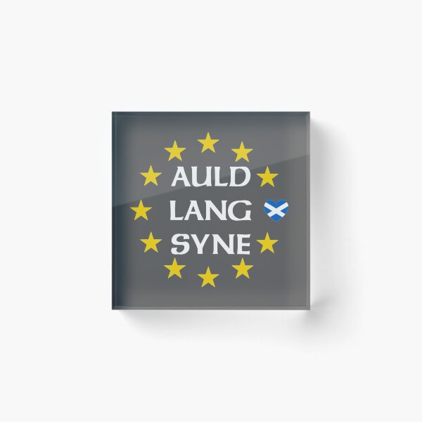 Item preview, Auld Lang Syne Scottish Saltire EU Flag designed and sold by CoolYule.