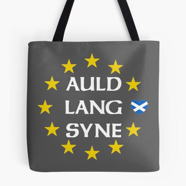 Item preview, Auld Lang Syne Scottish Saltire EU Flag designed and sold by CoolYule.
