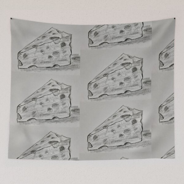 Item preview, Pencil drawing, Susis art stand, cheese, designed and sold by SusiMalt.