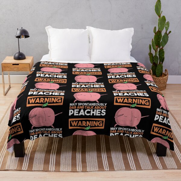 Item preview, Funny Peach Emoticon, Warning May Spontaneously Dab And Talk About Peaches designed and sold by fatamyfan1.
