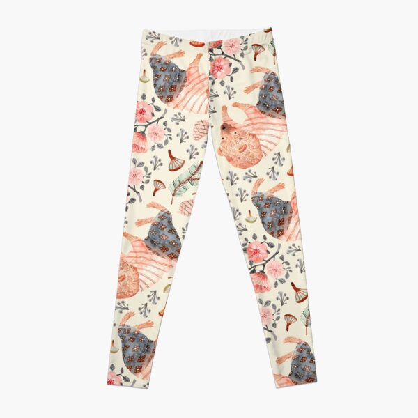 Tumbling bear cub Leggings