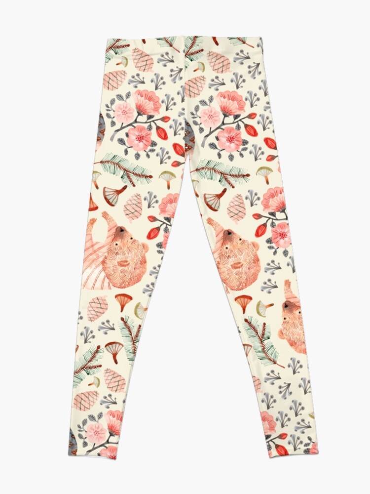 Alternate view of Tumbling bear cub Leggings