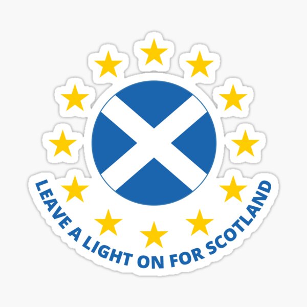 Leave a On For Scotland IndyRef2 EU Flag" Sticker for Sale by MadPanda |