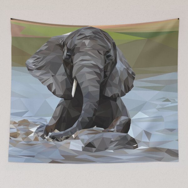 Aperçu de l'œuvre Éléphant d'Afrique créée et vendue par ErinFCampbell.