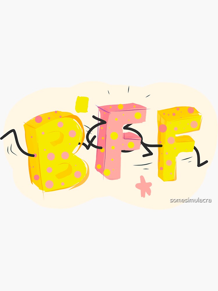 "Spongebob & Patrick BFF Sticker | The Spongebob Squarepants Musical ...