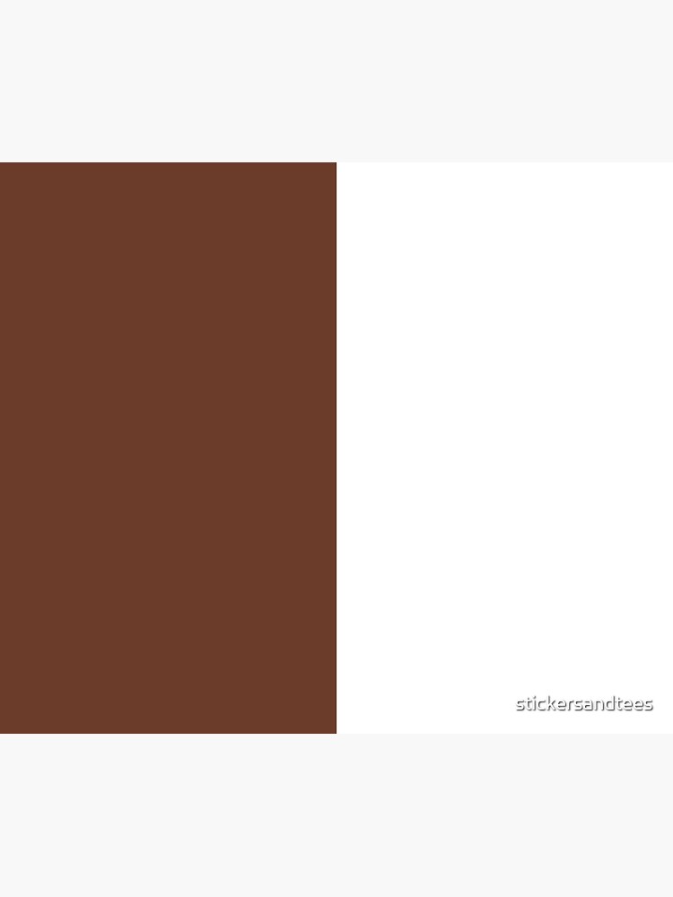 "Half Brown Half White Miniskirt" Poster for Sale by stickersandtees