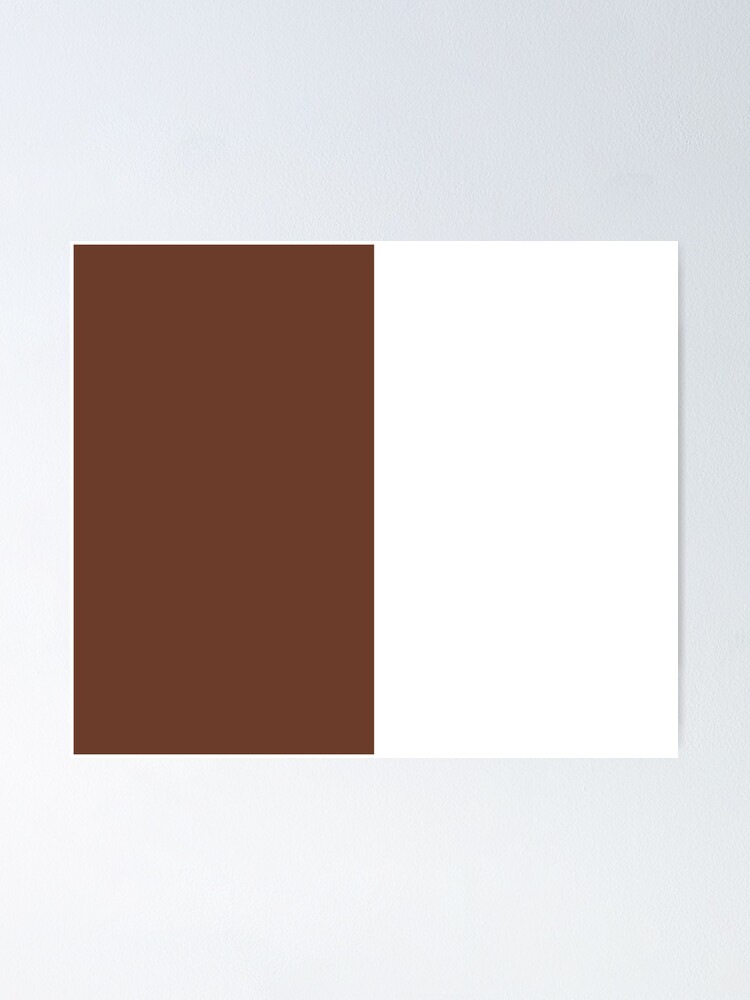 "Half Brown Half White Miniskirt" Poster for Sale by stickersandtees