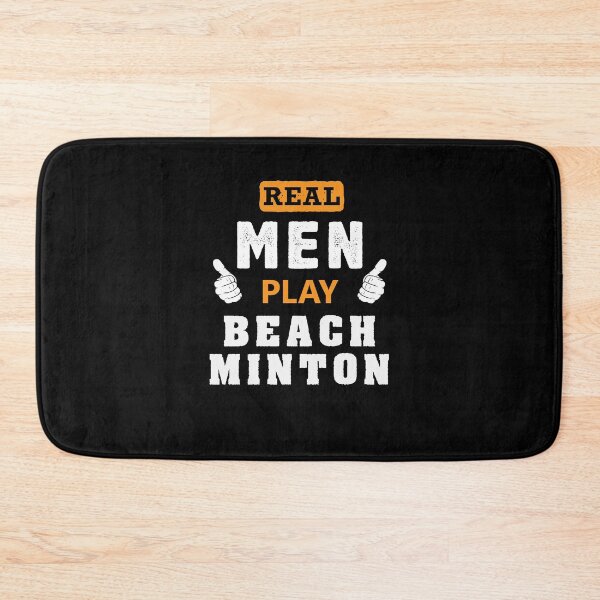 Item preview, Real men play beachminton designed and sold by 1681830934131.