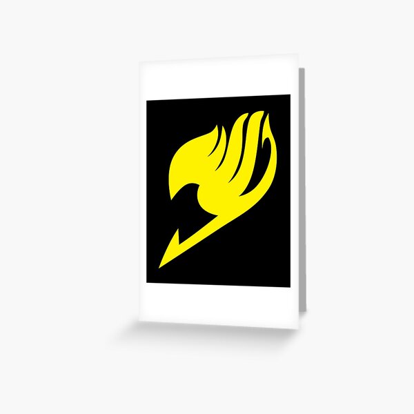 Fairy Tail Symbol Greeting Card By Elizaldesigns Redbubble