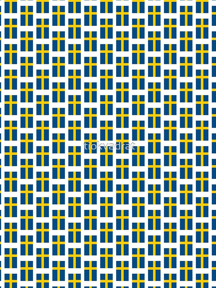 Sveriges Flagga (Official Swedish Flag, Sweden) in its Proper Colors by tiokvadrat