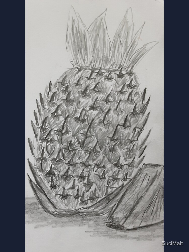 Colored Pencil Coloring Pages Of A Pineapple With Pencils Backgrounds | JPG  Free Download - Pikbest