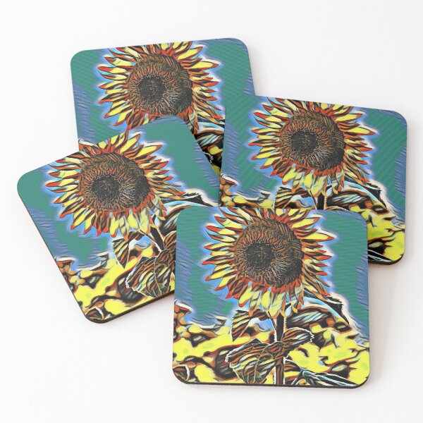 Item preview, Blooming Sunflower designed and sold by repeat art.