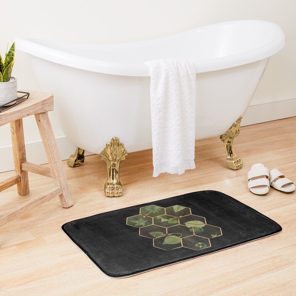 Bees in Space  Bath Mat