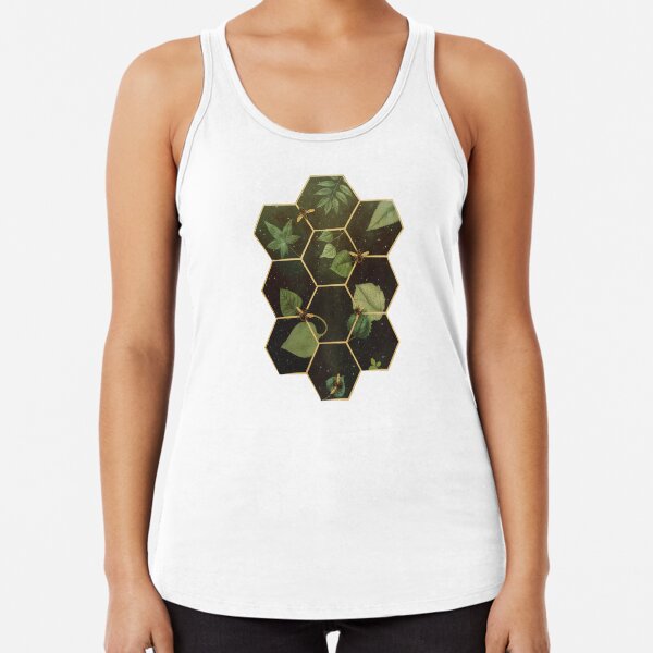 Bees in Space Racerback Tank Top