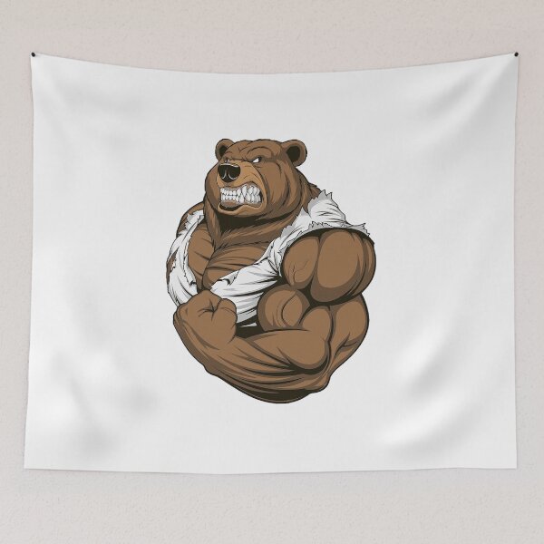 Item preview, Bodybuilding bear designed and sold by CasperN.