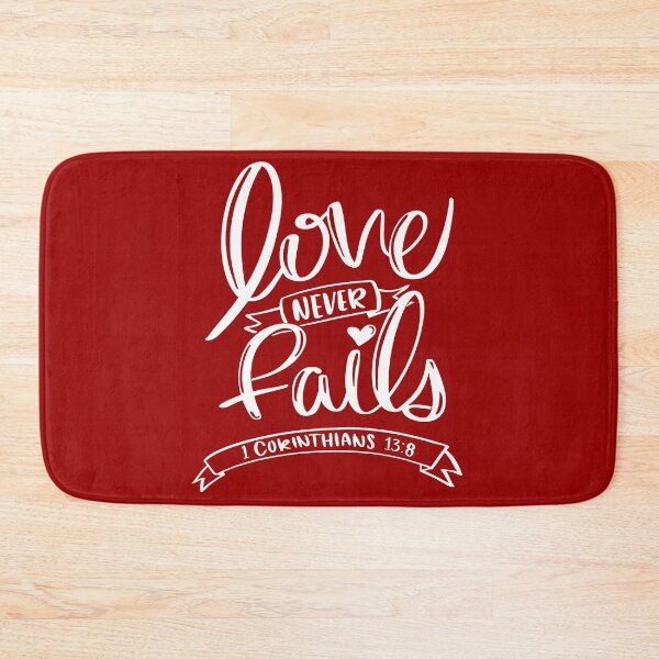 Item preview, Love Never Fails Bible Verse designed and sold by KA DESIGNS.