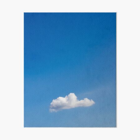 Cloudless days interrupted Art Board Print
