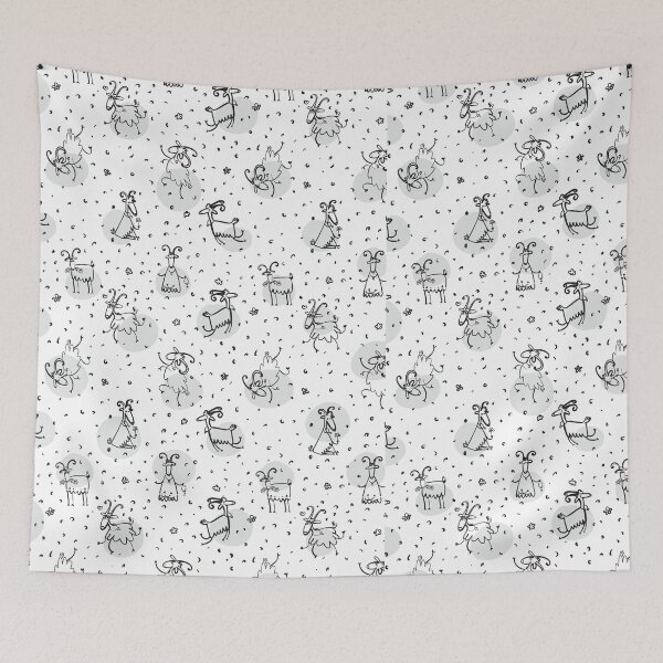 Item preview, Happy Goat Pattern - Valentine's Day, Christmas And Birthday Gift Ideas For Goats Lovers designed and sold by ASClothDesign.