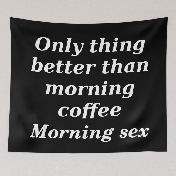 Item preview, Morning coffee slogan designed and sold by shadowthor.