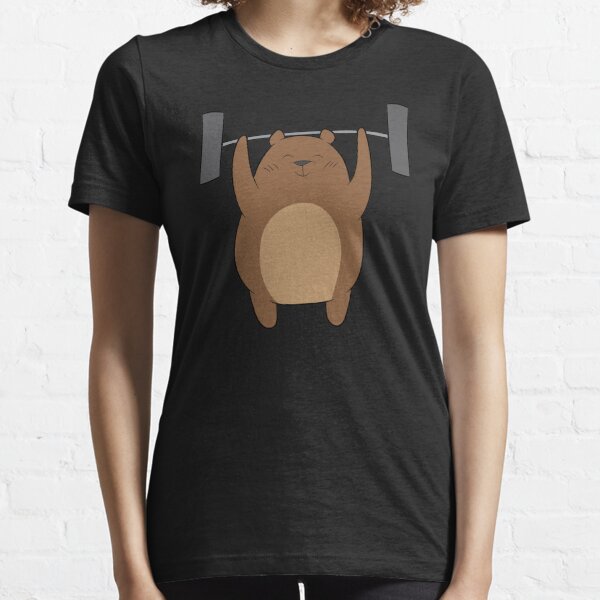 Weightlifting Bear Weight Lifting T Shirt Funny 