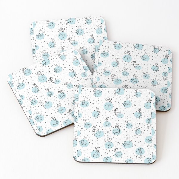 Artikelvorschau, Happy Goat Pattern - Weihnachts- und Geburtstagsgeschenkideen für Ziegenliebhaber entworfen und verkauft von ASClothDesign.